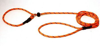 Retrieverkoppel 6mmx190cm m reflex, orange