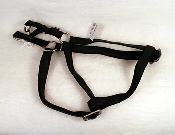 Sele, large 65-100cm, svart, McLeather