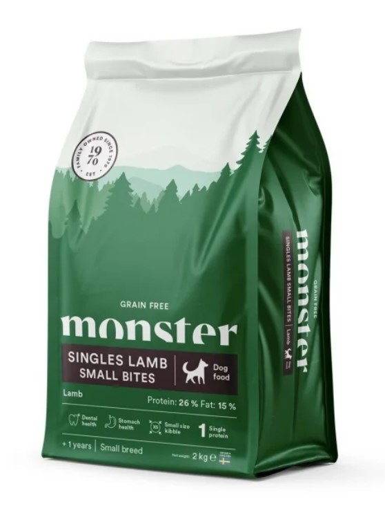 Monster Dog GF Single lamb small bites