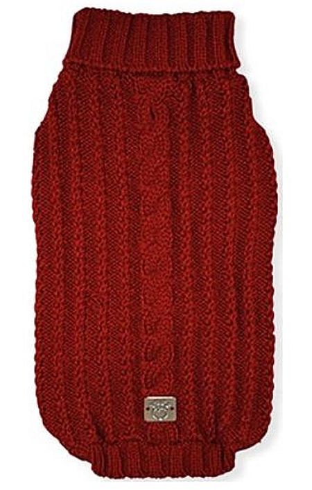 Stickad tröja, Röd