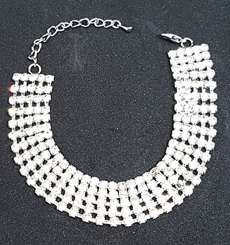 Strasshalsband 17cm