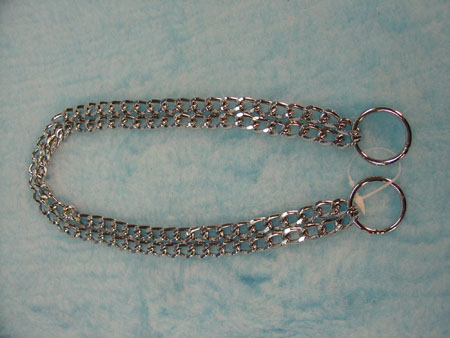 Stryp dubbel kedja, Silver, 45cn