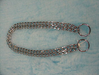 Stryp dubbel kedja, Silver, 45cn