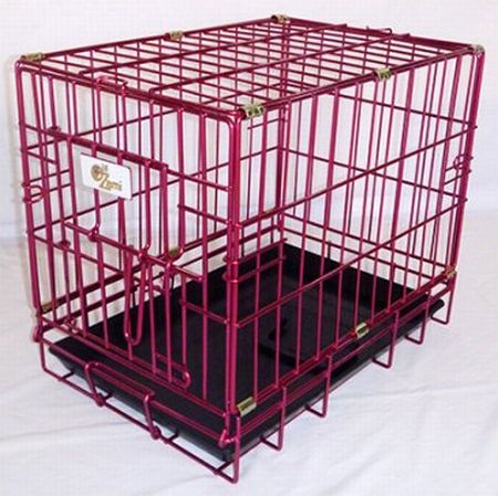 Stålbur, cerise metallic, 47.5x31,5x39cm