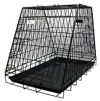 Stålbur Kupé svart 78x49x57cm
