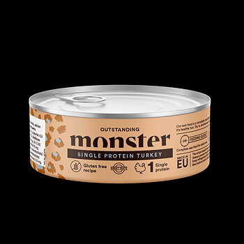 Monster Cat Adult Single Turkey, våtfoder 100 g