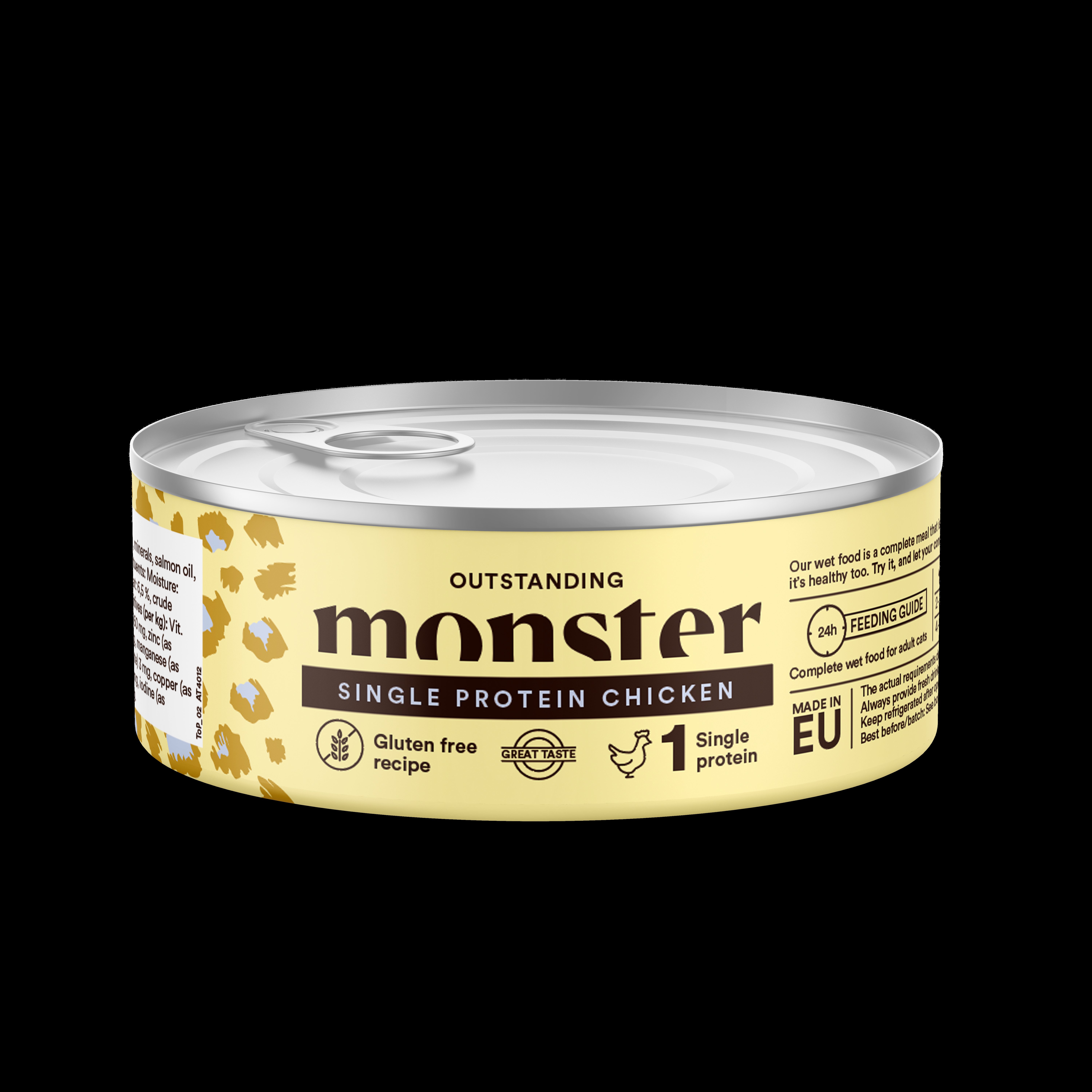 Monster Cat Adult Single chicken, våtfoder 100 g