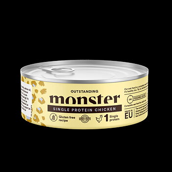 Monster Cat Adult Single chicken, våtfoder 100 g