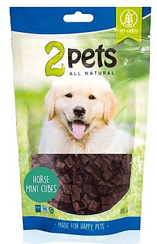 Hundgodis Horse minicubes, 2pets