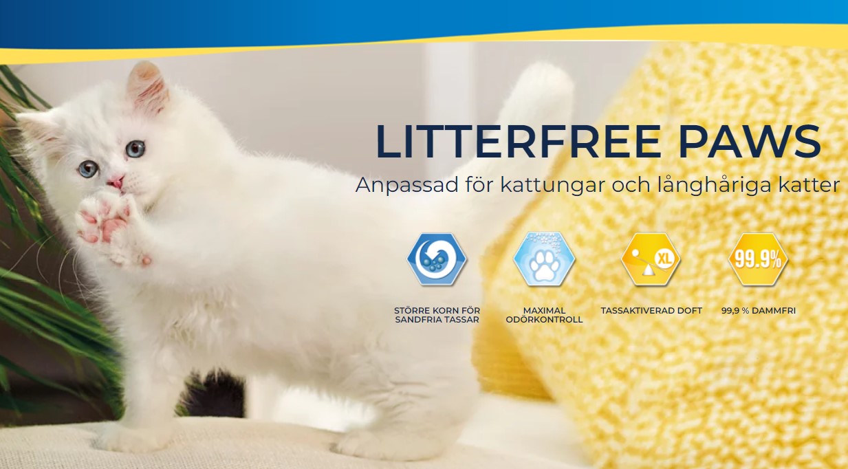 Kattsand Ever Clean Litterfree paws, 10 liter - 2