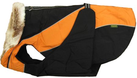 Hundtäcke med foder, Svart/Orange