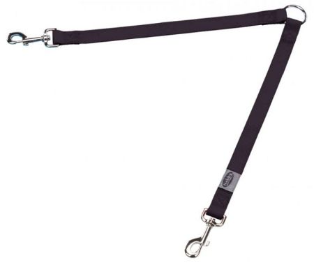 Tvillingkoppel nylon, Svart 10mmx60cm