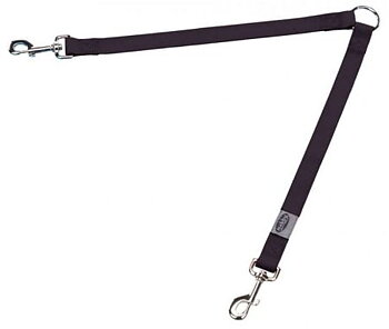 Tvillingkoppel nylon, Svart 10mmx60cm