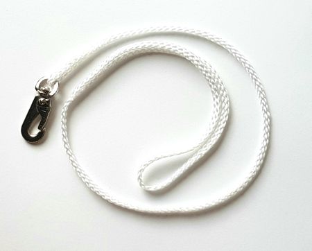 Utst.koppel vit med silverhake, ca 65cm