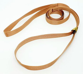 Utställnings koppel Cocker, beige 16mm
