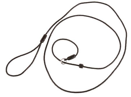 Utställningskoppel flätat läder retriever 4mm