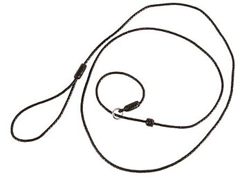 Utställningskoppel flätat läder retriever 4mm