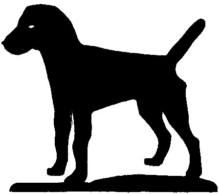 Hängare med krok, Tysk jaktterrier