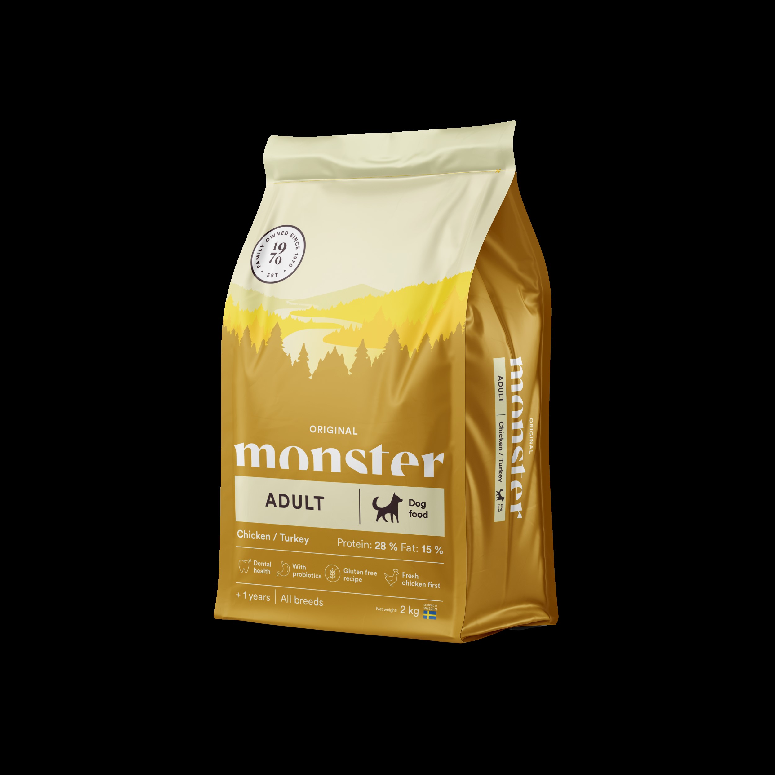 Monster Dog Original Adult, chicken & turkey