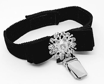 Elegant nr-lappshållare för arm, Small svart