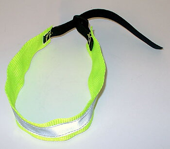 Jakthalsband med påsydd reflex, Medium 40cm