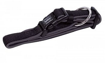 Vadderat halsband, Svart, Preno. 50-65cm