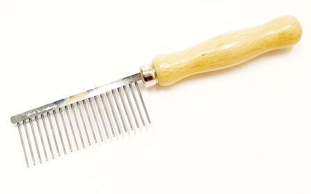 Kam med trähandtag, Grov