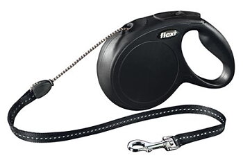 Flexi New Classic Long M, Svart 8m