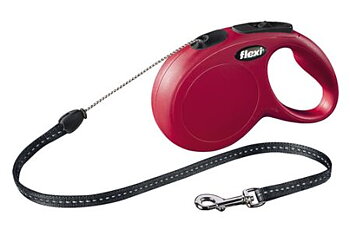 Flexi New Classic Long S, Röd 8m
