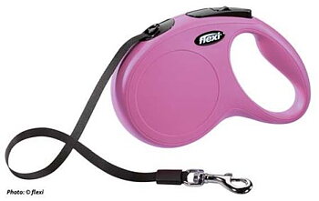 Flexi New Classic M, Rosa 5m band