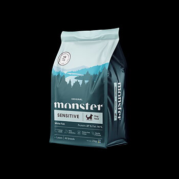 Monster Dog Original Sensitive, White fish