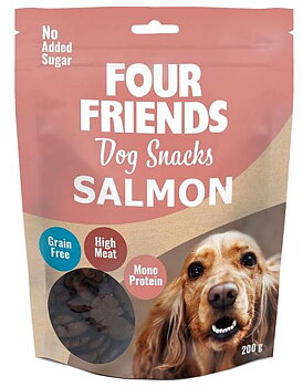 FourFriends Dog snacks Salmon, 200g