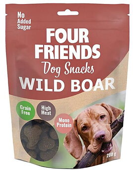 FourFriends Dog snacks Wild boar, 200g
