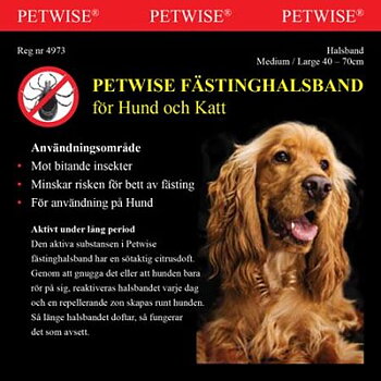 Fästinghalsband Petwise, large 40-70cm