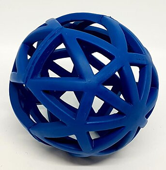 Galaxboll gummi, 12,5cm, Blå
