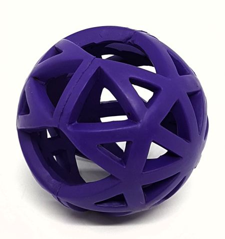 Galaxboll gummi, 9cm, Lila