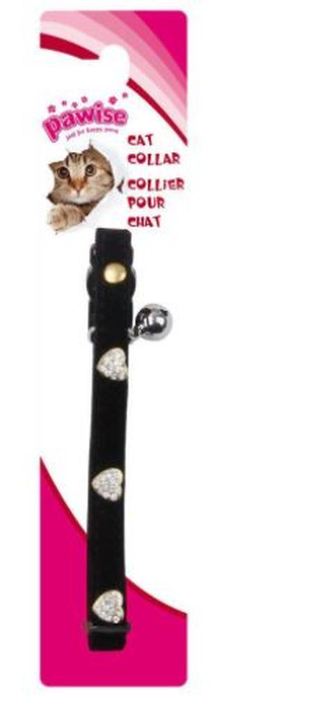 Katthalsband Diamond heart, 30cm