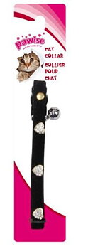 Katthalsband Diamond heart, 30cm
