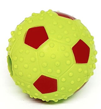Gummiboll med bjällra, 6cm