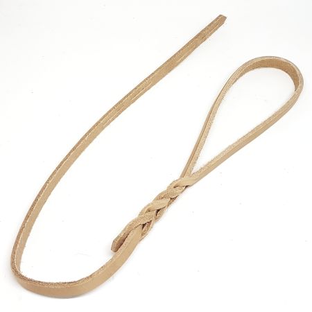 Läderkoppel 9mmx60cm, oflätat