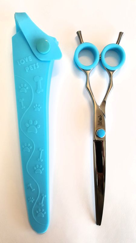 Böjd sax 8\ 20cm, Blå"