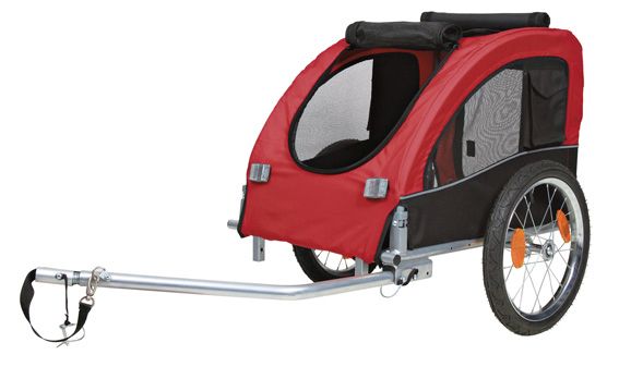 Cykelvagn Röd / Svart, Medium