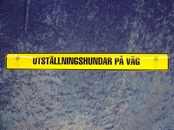 Dekal - Utställningshundar .. (5x48 cm)