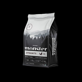 Monster Dog Original Dynamite, Chicken & turkey, 2kg