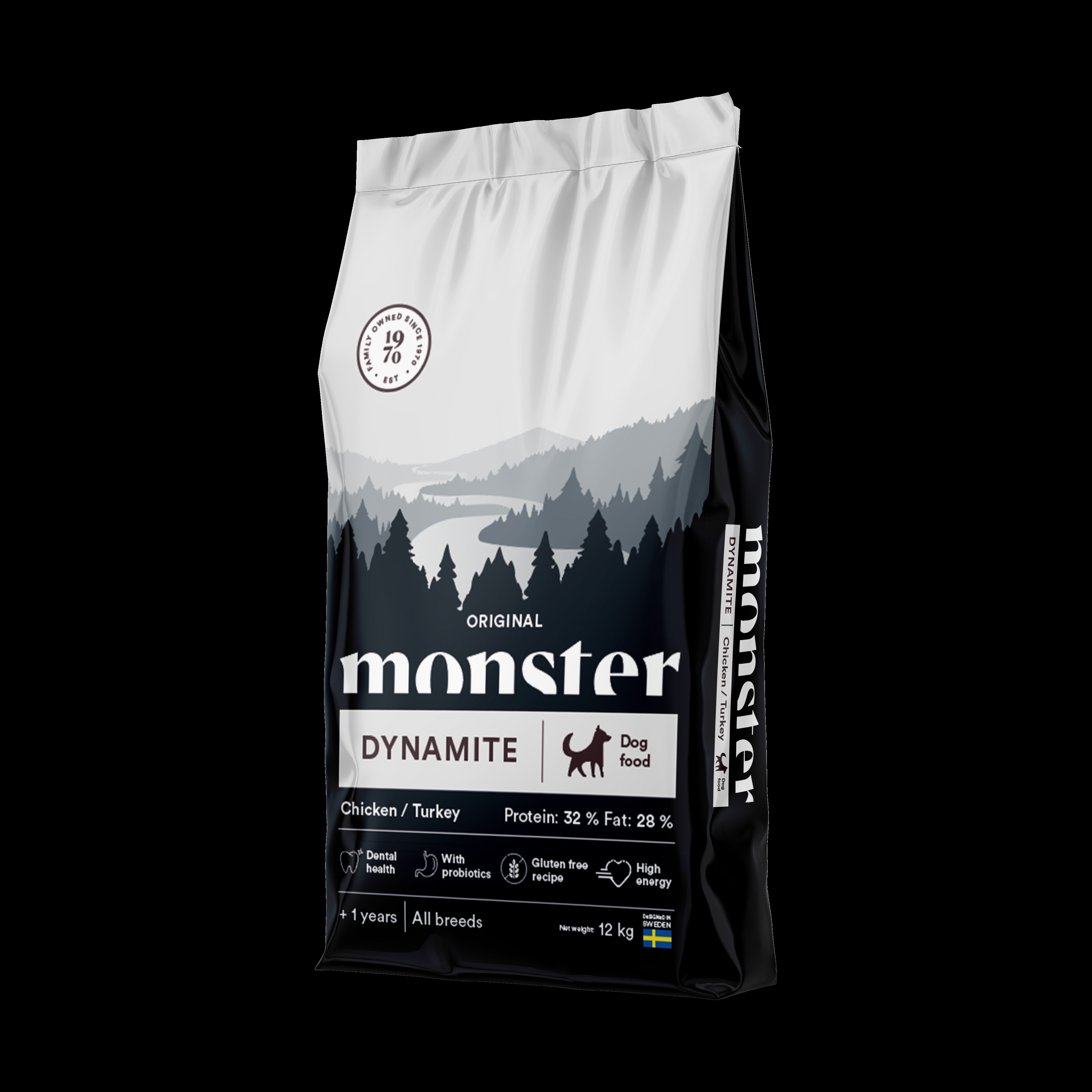 Monster Dog Original Dynamite, Chicken & turkey, 2kg - 2