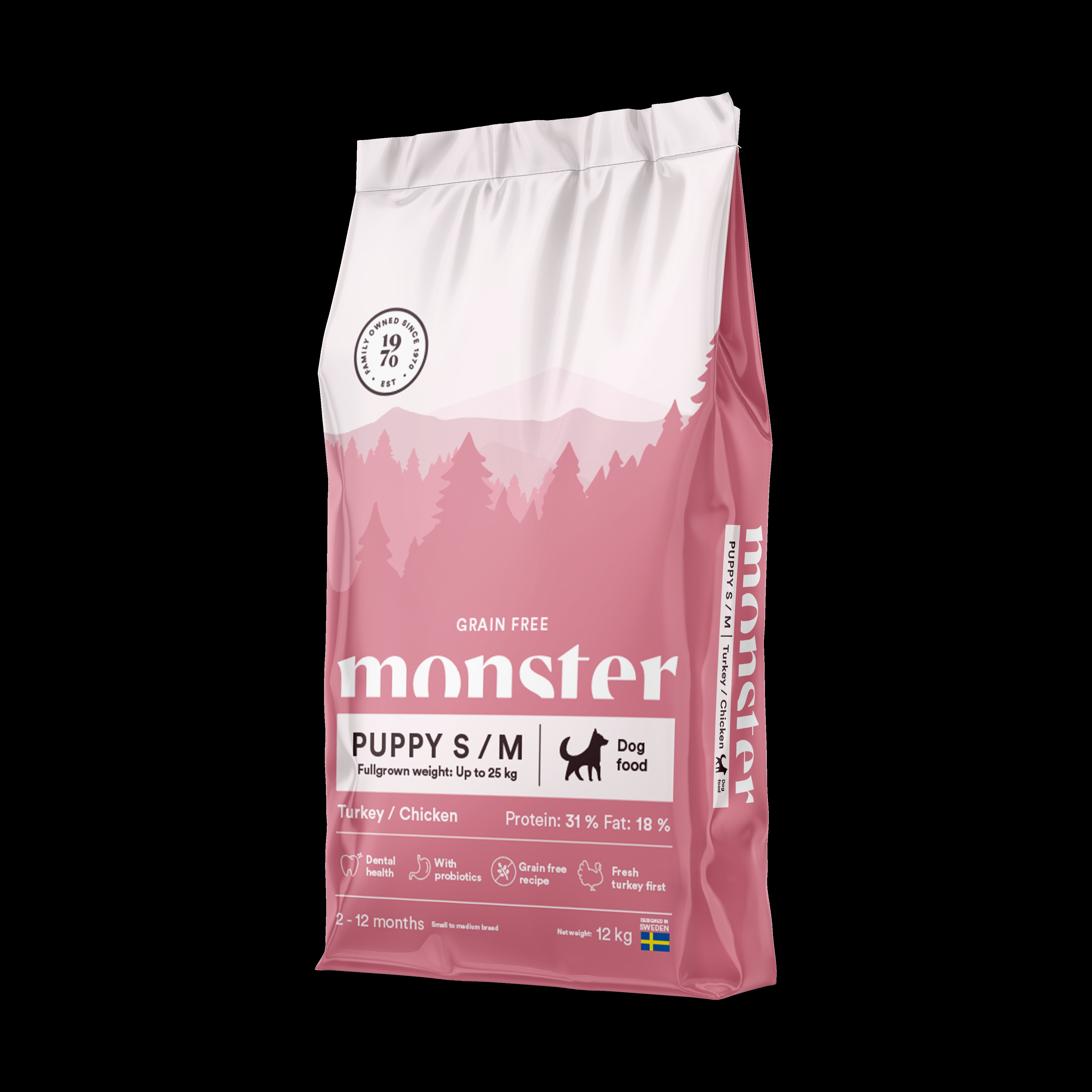 Monster Dog GF Puppy S/M, Turkey & chicken - 2