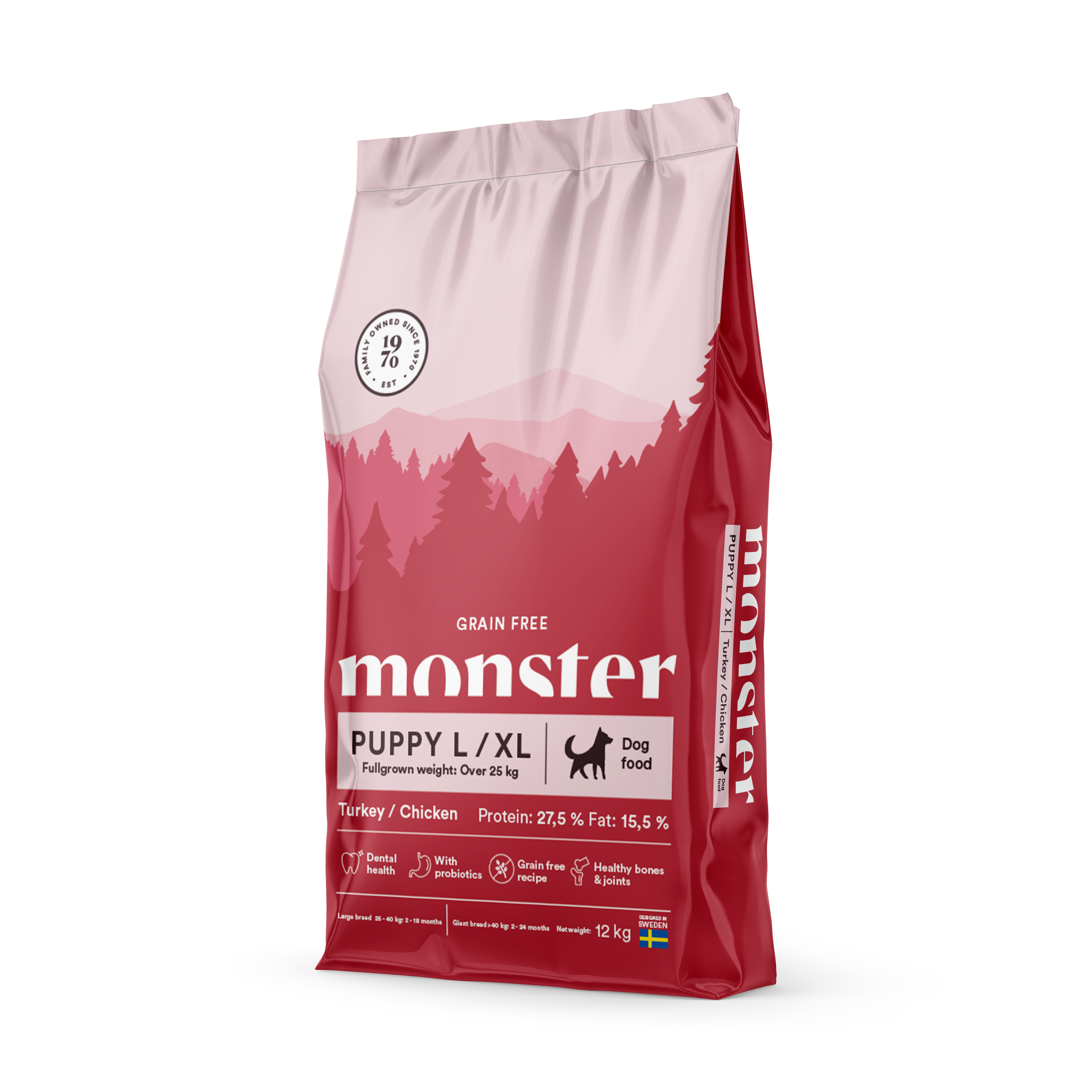 Monster Dog GF Puppy L/XL, Turkey & chicken - 2