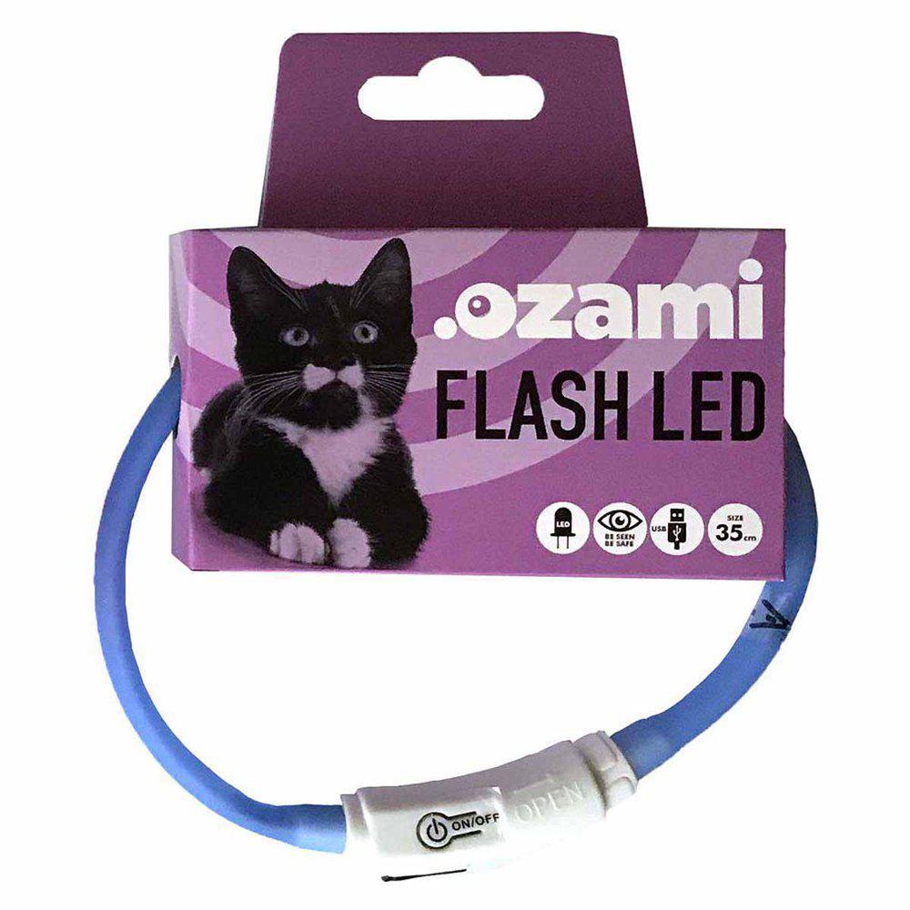 Blinkhalsband led 35cm, blå