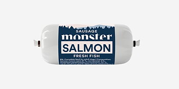 Monster Dog Sausage Salmon, 80g