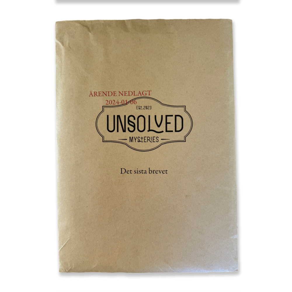 Unsolved Mysteries - Det sista brevet - 2